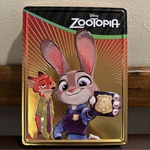 Disney Zootopia Tin Box Judy Hopps & Nick Wilde 2016